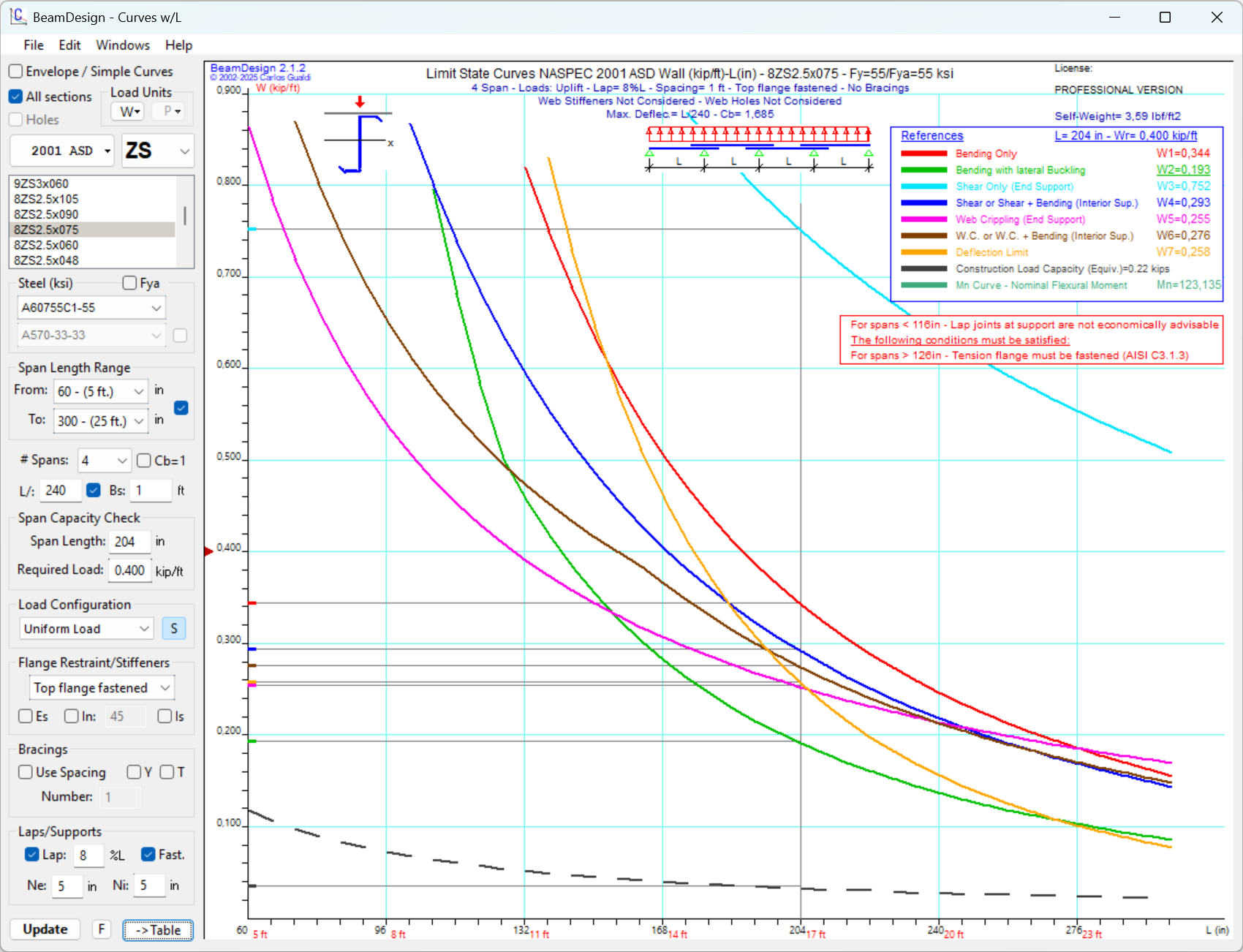 Vista 3 del software